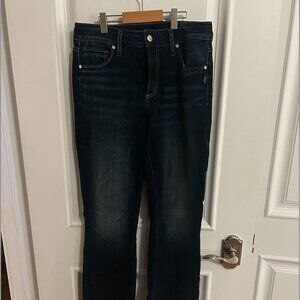 Silver Jeans Avery High Rise Slim Boot (Dark Wash)